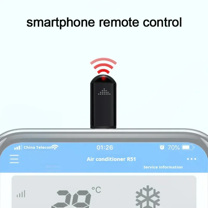 Ir Infrared Receiver - Adaptor Pemancar Inframerah Smartphone Tipe-C, Kontrol