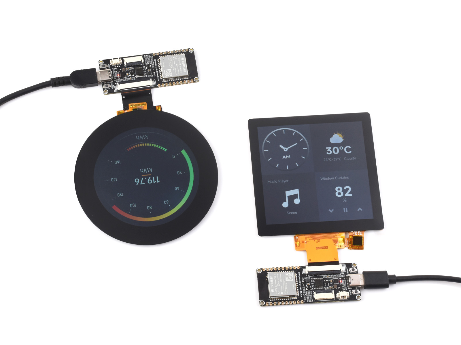 Esp32 Wifi Bluetooth - Waveshare papan Driver LCD RGB, ESP32-S3