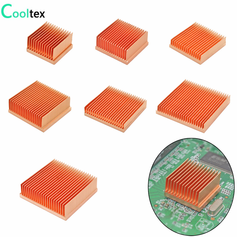 Diy Electronics For Home - Radiator penyerap panas tembaga murni DIY,