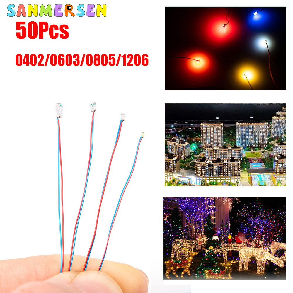 Smd Solder Paste - 50 Buah 0805 1206 Lampu SMD