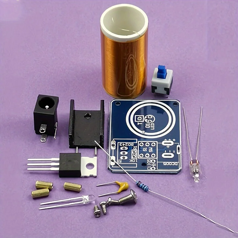Diy Lightsaber Electronics - Kit kumparan Tesla Mini, BD243, proyek