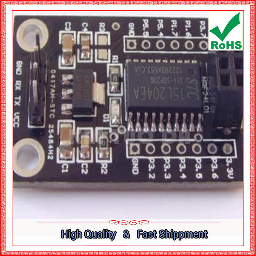 Nrf24L01 Module Wireless - STC15L204 + NRF24L01 Papan Penggerak Modul