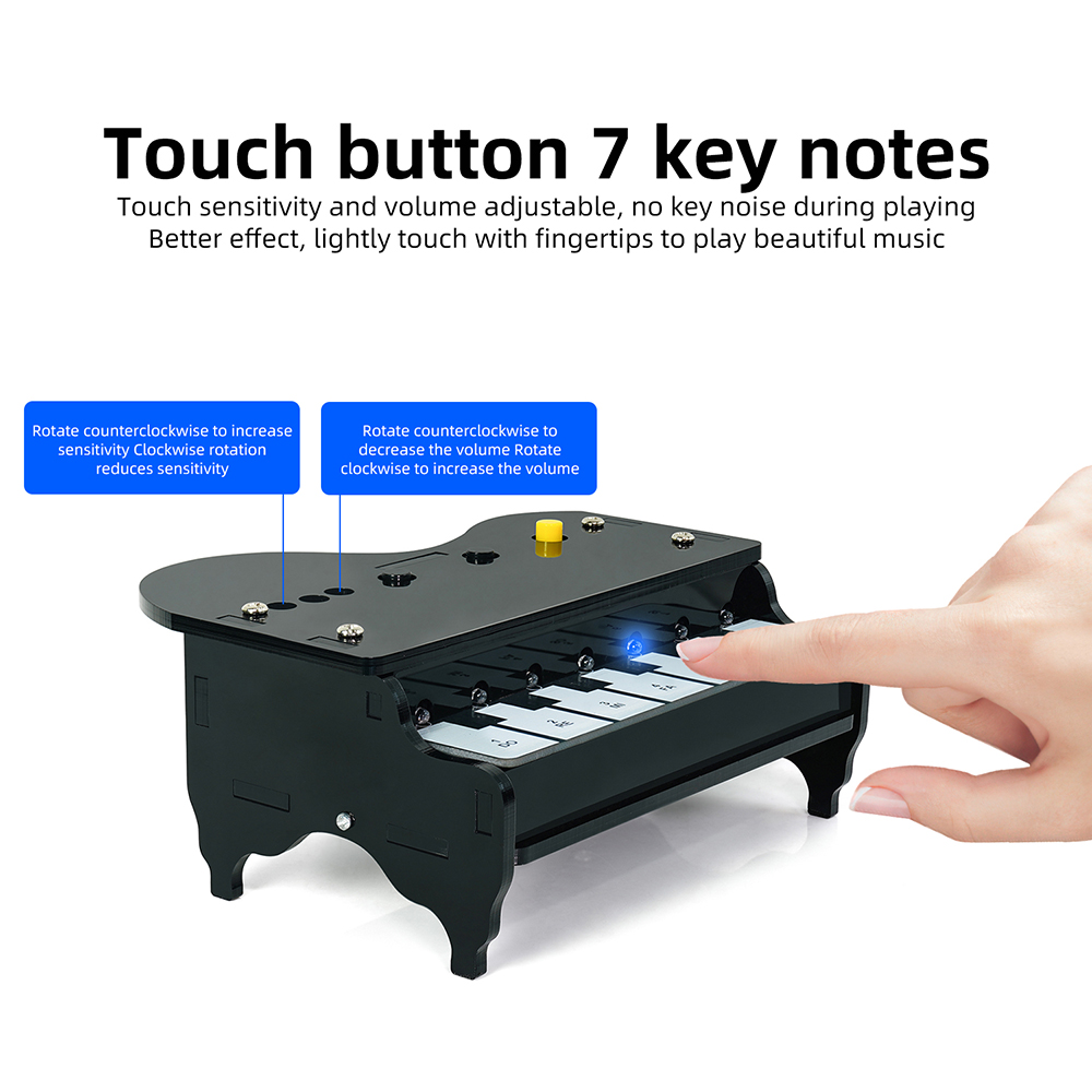 Diy Guitar Electronics Kit - Kit Keyboard Elektronik DIY 7 Tombol
