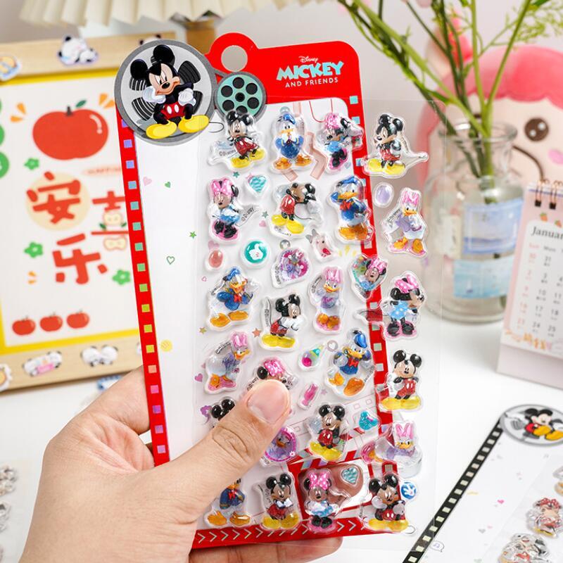 Diy Mouse Electronics - Stiker Kristal Relief 3D Anime Mickey