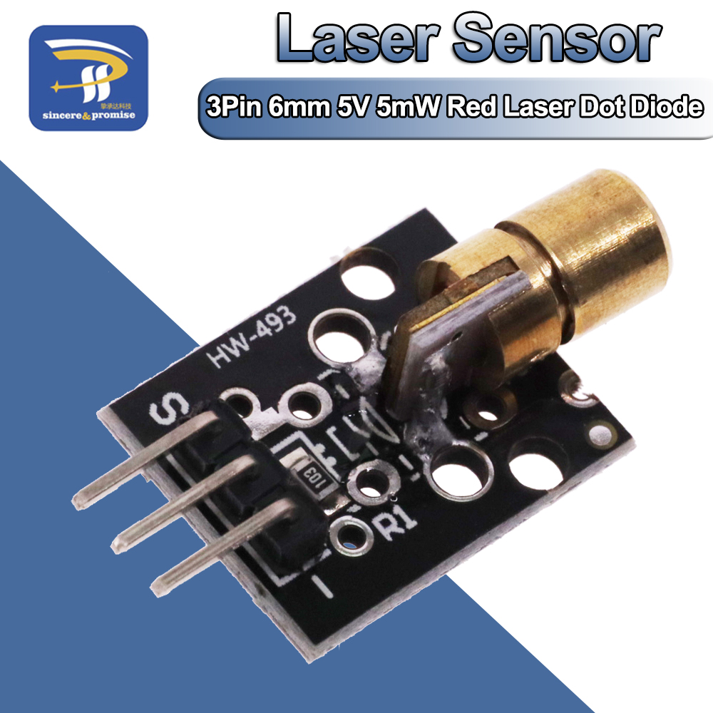 Diy Lightsaber Electronics - KY-008 650nm Modul Sensor Laser 3Pin