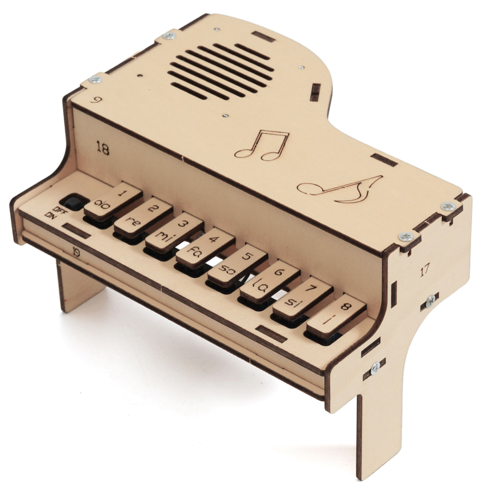 Model Piano elektronik kayu DI - Diy Electronics For Kids ulasan dan harga