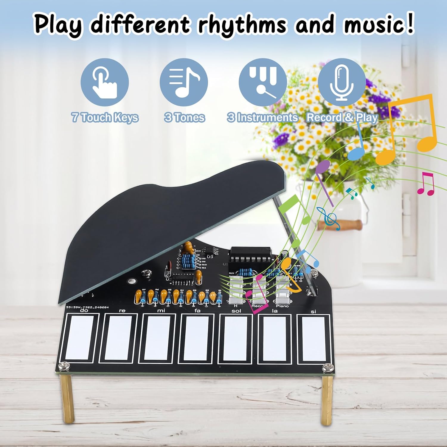 Kit Latihan Penyolderan DIY 7  - Diy Guitar Electronics Kit ulasan dan harga