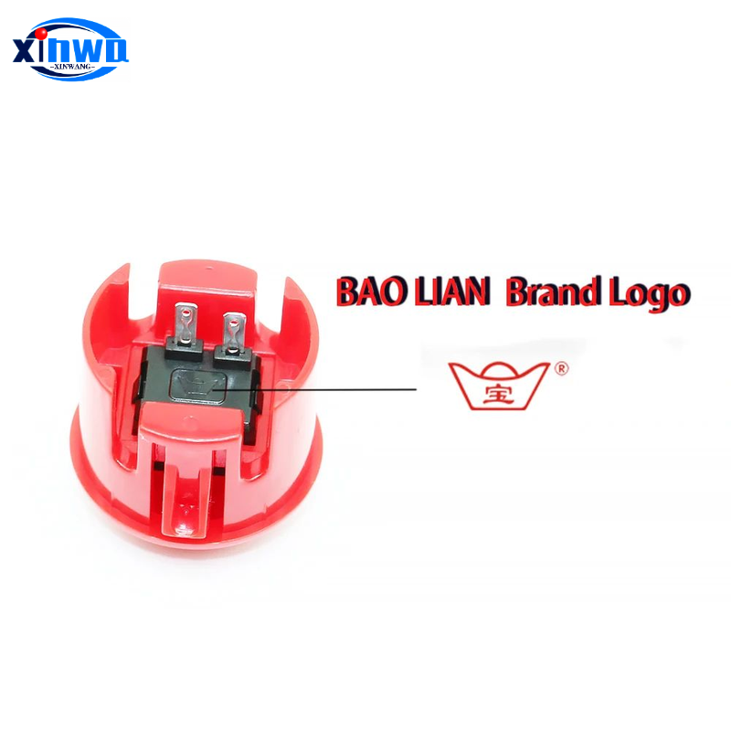 10 Buah Tombol Arcade 24mm/30m - Diy Electronics Game ulasan dan harga