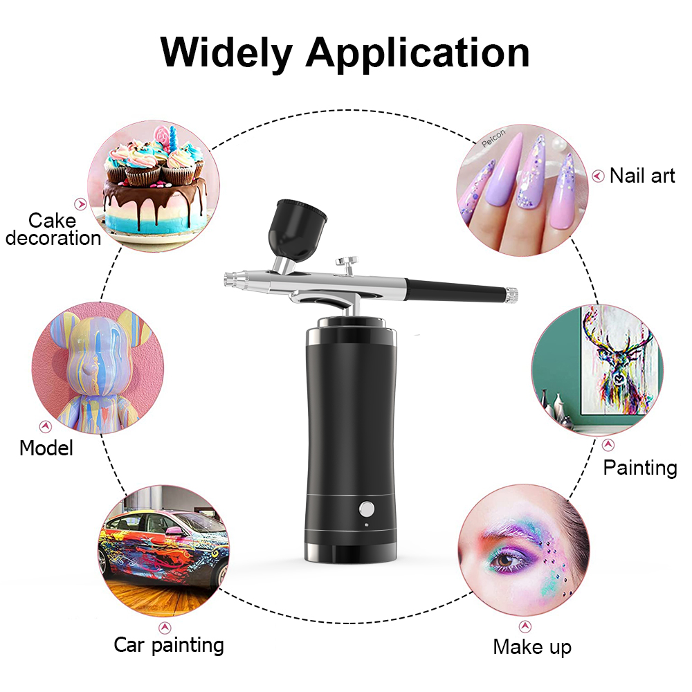 Kit Airbrush tanpa kabel, deng - Diy Electronics Power Supply ulasan dan harga