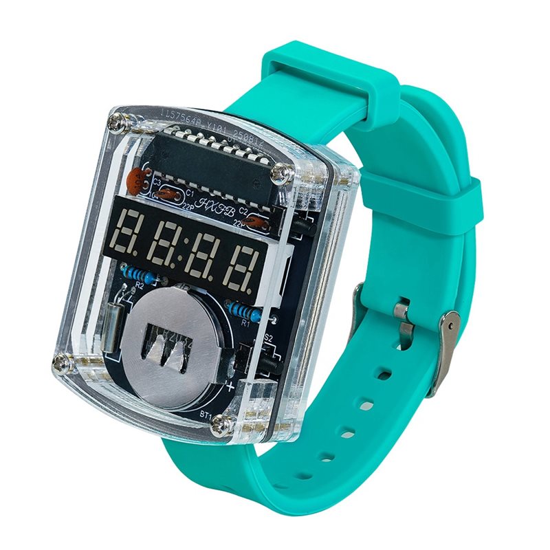 2X Kit Jam Tangan LED DIY Elek - Diy Electronics Watch ulasan dan harga