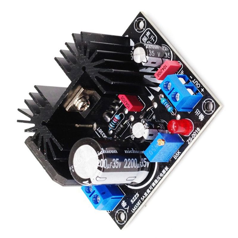LM338 5A Output Adjustable Lin - Diy Electronics Power Supply ulasan dan harga