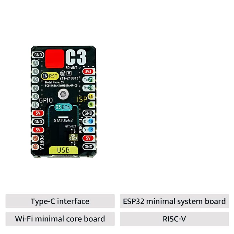 A99E-ESP32-C3 Papan Pengembang - Esp32 Wifi Bluetooth ulasan dan harga