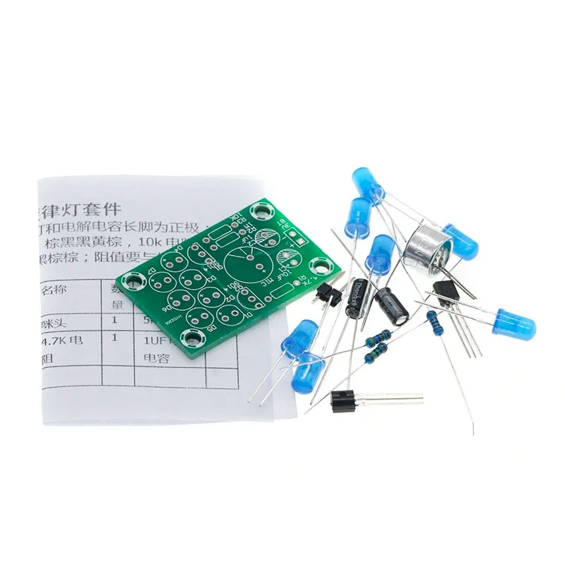 Kit Lampu Melodi Kontrol Suara - Diy Electronic ulasan dan harga