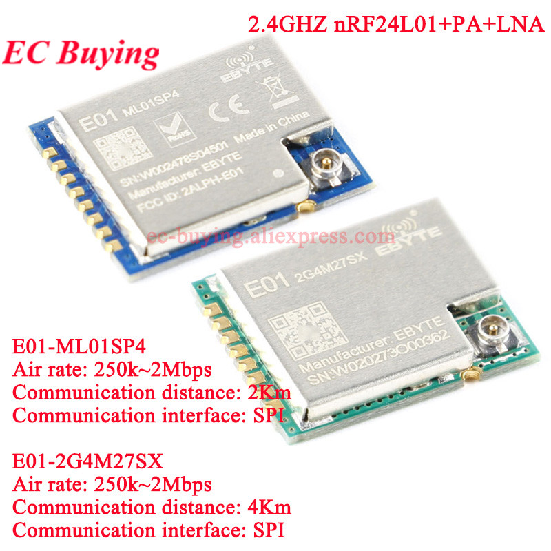 10 Buah/1 Buah E01-2G4M27SX ML - Nrf24L01 Module Wireless ulasan dan harga