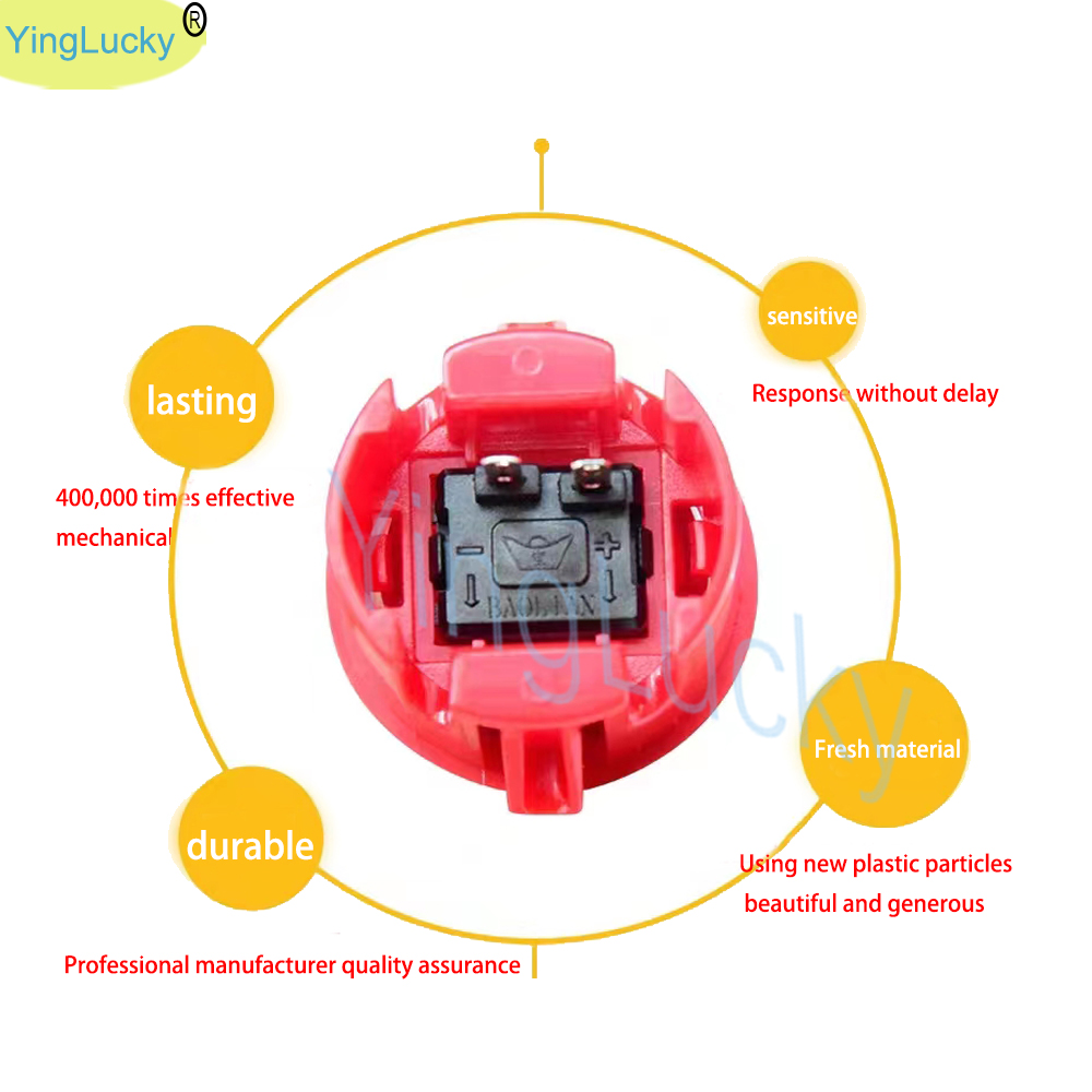 12 Buah Tombol Tekan Arcade, P - Diy Electronics Game ulasan dan harga