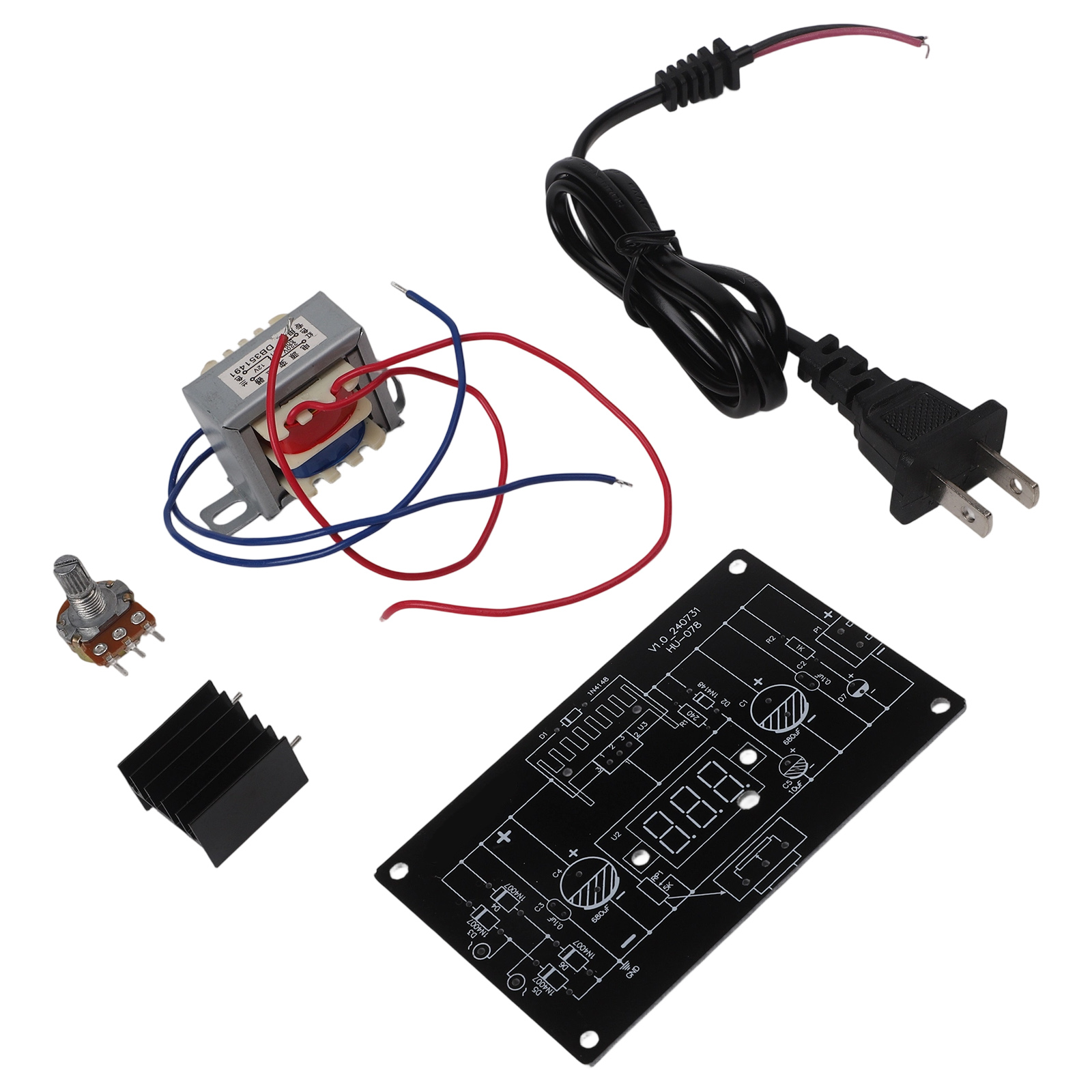 LM317 Kit Papan Catu Daya Regu - Diy Electronics Power Supply ulasan dan harga