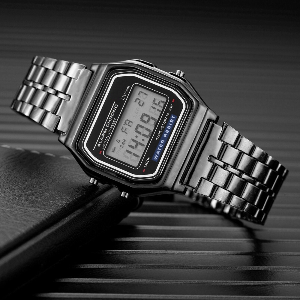 Jam tangan Digital untuk pria, - Diy Electronics Watch ulasan dan harga