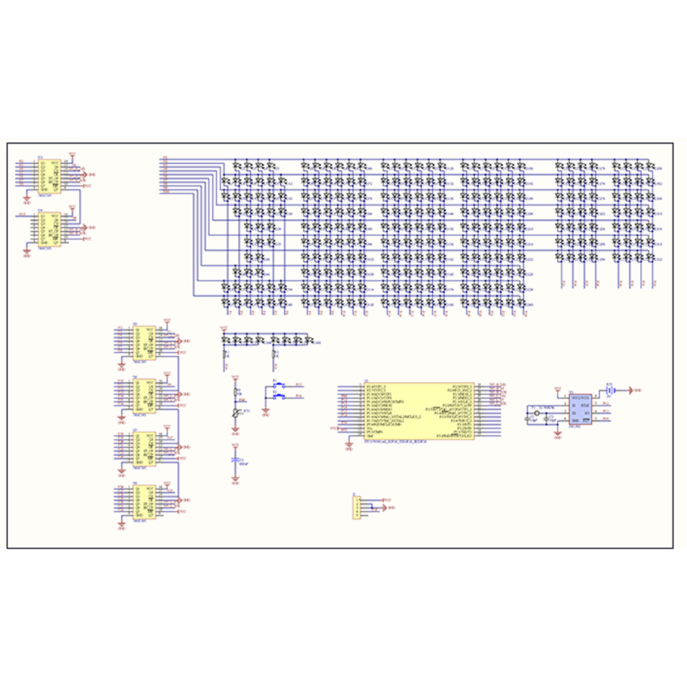 Kit Elektronik Jam Dot Matrix  - Diy Electronics For Kids ulasan dan harga